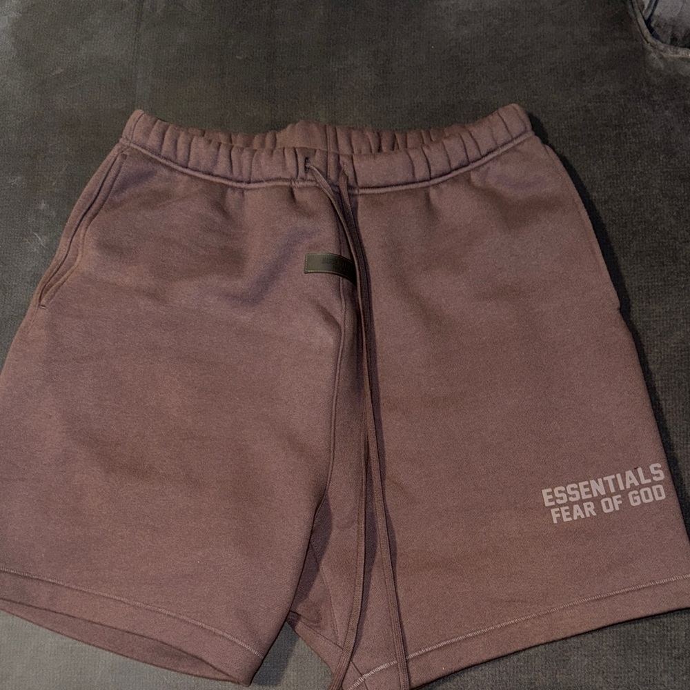 Essentials Men's Brown Athletic Shorts